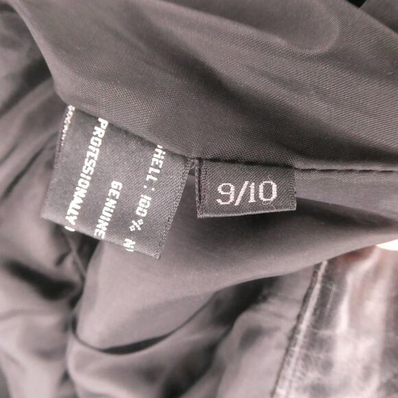 Winlit Woman‎ leather skirt size 9/10 black - Picture 8 of 9